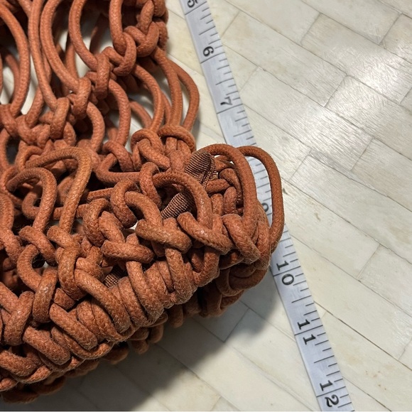 Free People Rust Macramé Tote Bag - Picture 9 of 13